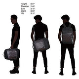 Hynes Eagle 28L Aurora Convertible 19x12x7.5 Flight Approved Carry On Travel Backpack Black Legend