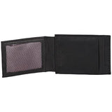 Ben Sherman Men'S Leather Magnetic Closure Multi-Card Money Clip (Rfid), Black