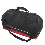 Travelers Club 4 Piece Gym Duffel and Accessory Set, Red