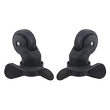 Replacment Black Luggage Swivel Repair Suitcase Parts Casters Wheels Heavy Duty with Screws