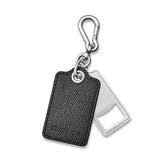 Samsonite Mens Leather Classic Slim Backpack Black