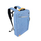 Vangoddy Unisex 17 Inch Nylon Hybrid Laptop Shoulder Bag Backpack Briefcase For Hp Envy / Omen /