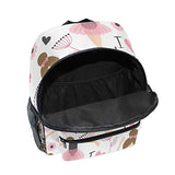 GIOVANIOR Ballerinas Ballet Girl Lightweight Travel School Backpack for Boys Girls Kids