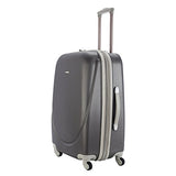 Travelers Polo & Racquet Club Tprc Barnet 3-Piece Expandable Spinner Luggage Set, Silver, One Size