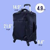 Lipault - Original Plume Spinner 55/20 Luggage - Carry-On Rolling Bag For Women – Navy