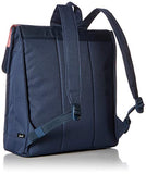 Herschel City Mid-Volume Backpack Navy/Tan Synthetic Leather One Size
