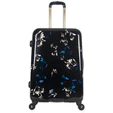 Aimee Kestenberg Women'S Midnight Floral 24" Hardside Expandable 4-Wheel Spinner Checked Luggage,