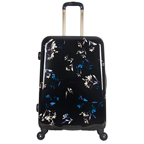 Aimee Kestenberg Women'S Midnight Floral 24" Hardside Expandable 4-Wheel Spinner Checked Luggage,