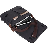 Vintage Men's Canvas Messenger Bag Laptop Shoulder Satchel Crossbody Sling Bookbag School Bag