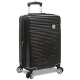 Dejuno Ashford 3-Pc Hardside Spinner Tsa Combination Lock Luggage Set, Black