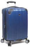 Dejuno Kingsley Abs 3-Piece Hardside Spinner Luggage Set-Blue
