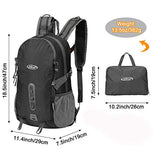 G4Free Lightweight Travel Hiking Backpack Durable Waterproof Daypack for Hiking,Camping,Outdoor,Gym