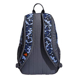adidas Kids Young Creator Backpack, Glow Blue/Onix/Orange, One Size