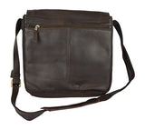 Latico Leathers Yosemite Laptop Messenger Bag (Md) In Café, 100% Authentic Leather, Made In India