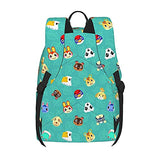 Ani-mal Cro-ss-ing Backpack Unisex Business Travel Laptop Backpack Fashion Lightweight Adjustable Double Strap Shoulder Bookbag Daypack Bookbag for Men Women College Outdoor Work Travel Gift