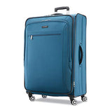 Samsonite Ascella X Softside Expandable Luggage with Spinner Wheels, Teal, Checked-Large 29-Inch