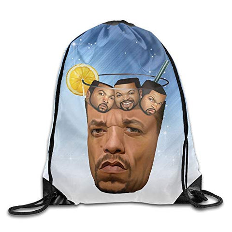 GBMVN Ice T & Ice Cube Unisex Drawstring Gym Sack Sport Bag