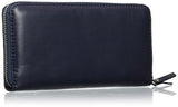 Tommy Hilfiger Womens Smooth Leather Lrg Za Wallet Messenger Bag Blue (Tommy Navy)