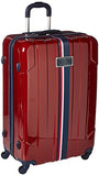 Tommy Hilfiger Lochwood 28 Inch Spinner Luggage, Burgundy, One Size