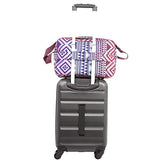16 Inch Carry On Hand Luggage Flight Duffle Bag, 2nd Bag or Underseat, 19L (Multi Aztec)