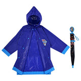 Nickelodeon Boys' Little Paw Patrol Character Slicker and Umbrella Rainwear Set, Dark Blue, Age 2-3