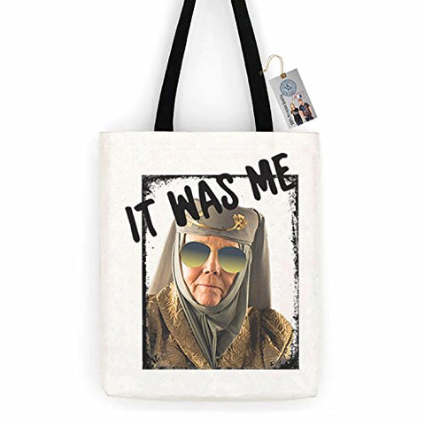 Tell Cersei It Was Me Olenna Tyrell Cotton Canvas Tote Bag Carry All Day Bag