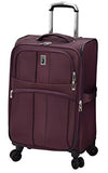 London Fog Langley 21" Expandable Spinner Carry-on, Bordeaux