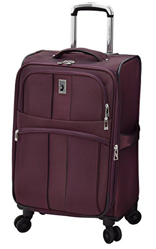 London Fog Langley 21" Expandable Spinner Carry-on, Bordeaux