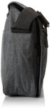 Everest Casual Laptop Messenger Briefcase, Charcoal, One Size