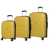 It Luggage 25.8" Asteroid 8-Wheel Hardside Expandable Spinner, Cheese Yellow