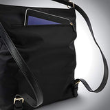 Samsonite Encompass Womens Convertible Hobo Backpack Black