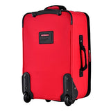 Olympia Let'S Travel 2 Piece Carry-On Luggage Set, Red