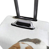 Suitcase Cover Suitcase Basset Hound Luggage Cover Travel Case Bag Protector for Kid Girls
