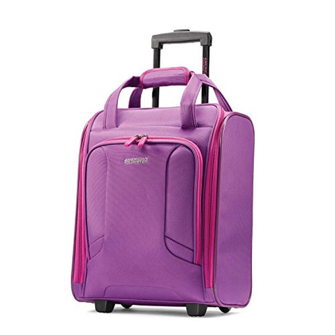 American Tourister 4 Kix Rolling Travel Tote, Purple/Pink