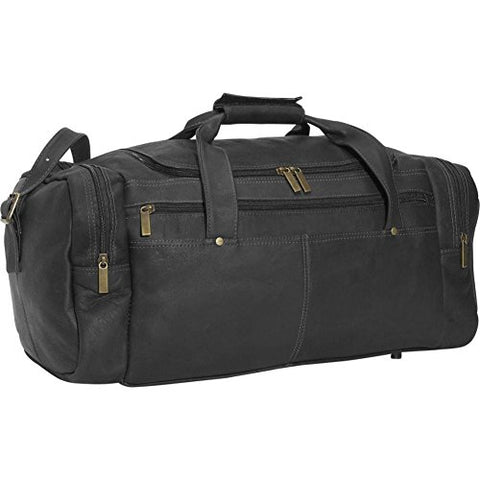 David King Leather Classic Duffel Bag In Black