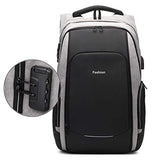 Carrie-ful Anti Theft Laptop Backpack Computer Bag USB Charging Port,Fits 15.6/17 Inch Laptop