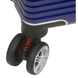 Dejuno Ashford 3-Pc Hardside Spinner Tsa Combination Lock Luggage Set, Navy