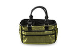 Green Sequin Ice Skating Bag Tennis Gym And Ballet Girls Athletic Bag