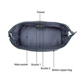 ABage Cosmetic Bag Waterproof Travel Makeup Shaving Grooming Toiletry Bag Dopp Kit, Black