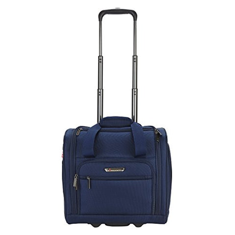 Travelers Polo & Racquet Club Rafael 15 Inch Softside Underseater With Usb Port, Navy