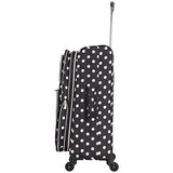 Heritage Travelware Albany Park 24" 600d Polka Dot Polyester Expandable 4-wheel Spinner Checked