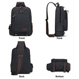 S-Zone Sling Bag For Men Chest Shoulder Gym Backpack Sack Satchel Outdoor Crossbody Pack