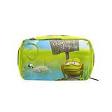 Cosmetic Bag Charming Prince Frog Girls Makeup Organizer Box Lazy Toiletry Case