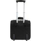 Pacific Coast Signature Underseat 15.5" Rolling Tote Carry-On, Black