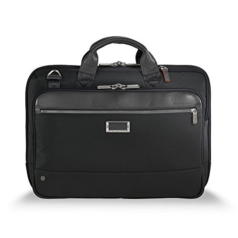 Briggs & Riley @Work Slim Briefcase, Black