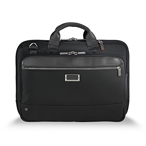Briggs & Riley @Work Slim Briefcase, Black