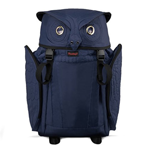 Darling'S Owl Multifunctional Travel Backpack With Security Pocket - Large - Navy Blue