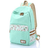 Samaz Causal Lightweight Canvas Laptop Bag/Cute Backpacks/ Shoulder Bag/ School Backpack/ Travel