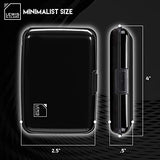 Lewis N. Clark Rfid Aluminum Wallet, Black, One Size