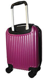 BoardingBlue China-US Airlines Spinner Free Carry On Under Seat Personal Item (Pink)